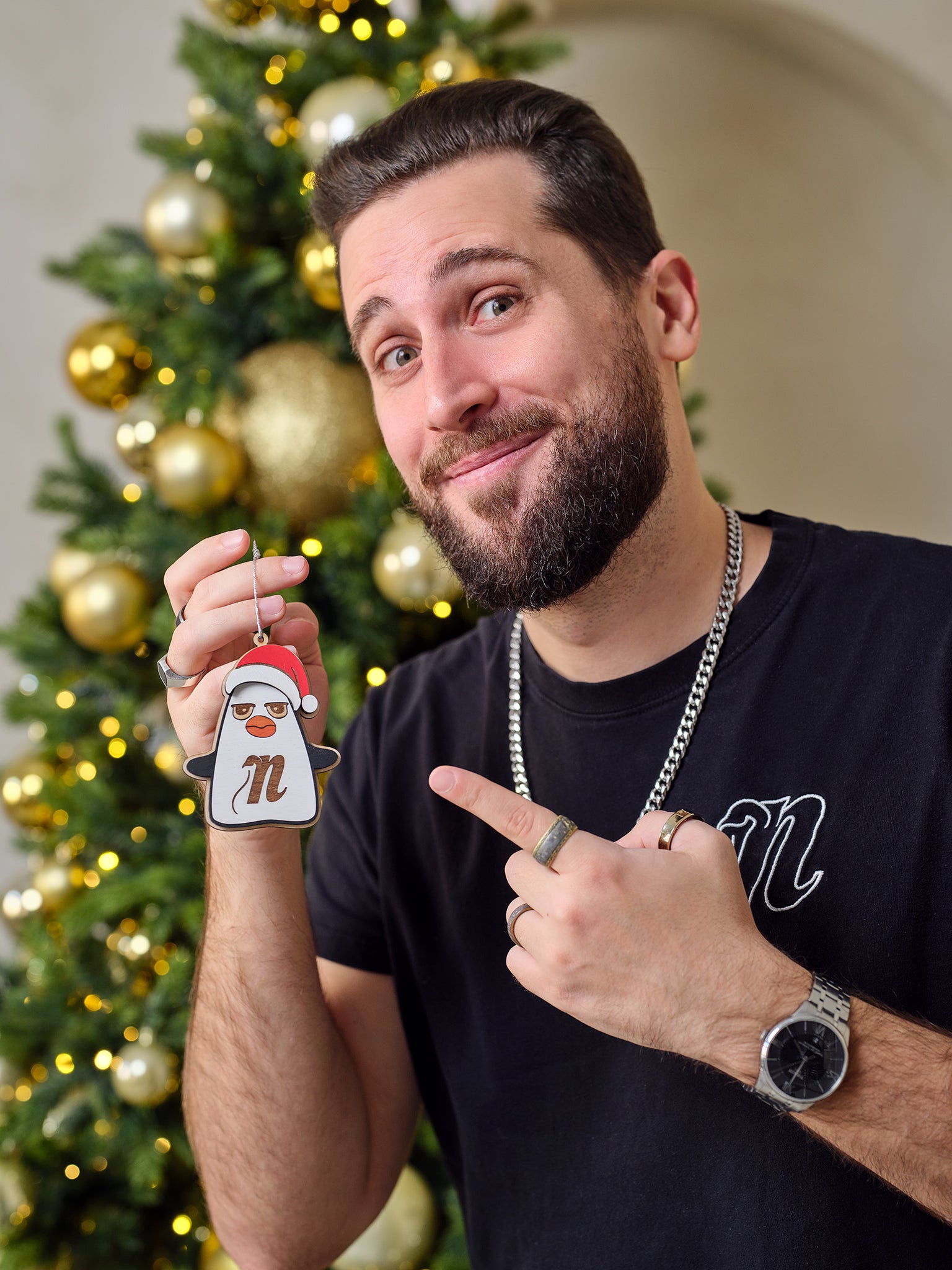 Nessaj Pingvin ünnepi dísz